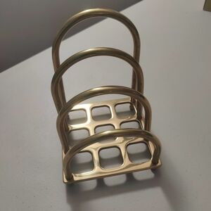 Elegant Brass Letter Holder